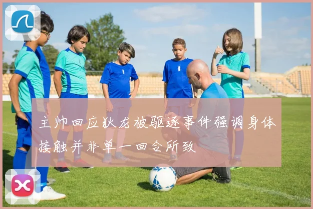 主帅回应狄龙被驱逐事件强调身体接触并非单一回合所致